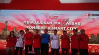 Peluncuran layanan Telkomsel 4G LTE frekuensi 1800 Mhz di Makassar (Liputan6.com/Dewi Widya Ningrum)