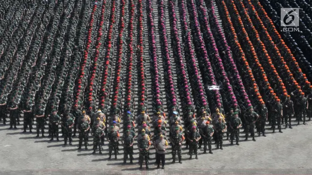 Apel Patroli Skala Besar TNI-Polri Amankan Pemilu 2019