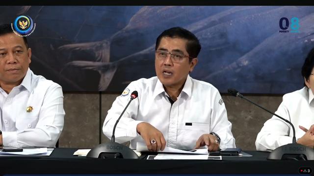 Konferensi Pers Ketersediaan Stok Ikan Selama Ramadan dan Lebaran 1446 H, di Jakarta, Rabu (5/3/2025). (Foto: Liputan6.com/Tira Santia)