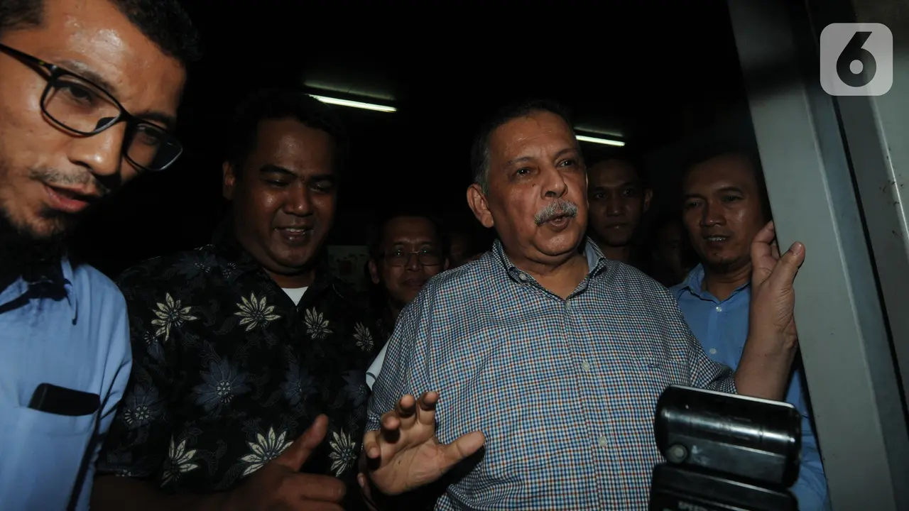 Ekspresi Sofyan Basir Saat Keluar dari Rutan KPK