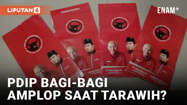 Duh! PDIP Bagikan Amplop ke Jamaah Tarawih?