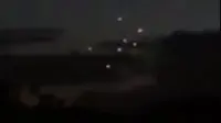 Penampakan diduga UFO di langit Miami, Florida, AS. (Facebook/Daniel Zeljkovich)