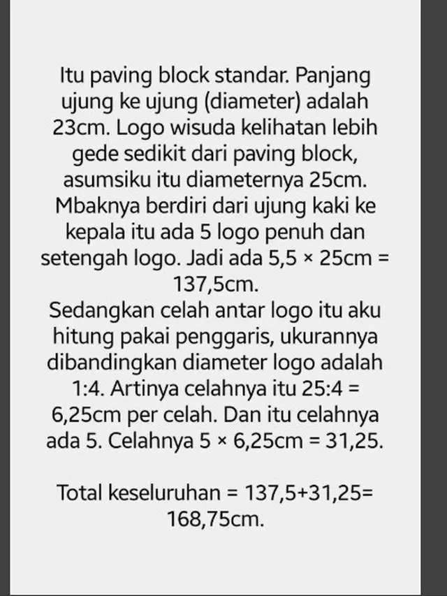 tebak tinggi badan