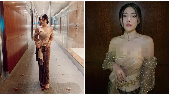 Potret 6 Selebgram di Acara Bisnis Kosmetik, Memukau dalam Balutan Kain Nusantara