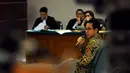 Dalam persidangan ini anggota hakim mencecar Wawan soal investasi di bidang kelapa sawit, di pengadilan Tipikor. Jakarta, Senin (19/5/2014) (Liputan6.com/Miftahul Hayat)