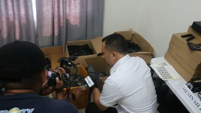 Pabrik ini memproduksi ribuan catridge yang akan diedarkan di Sumut dan sekitarnya