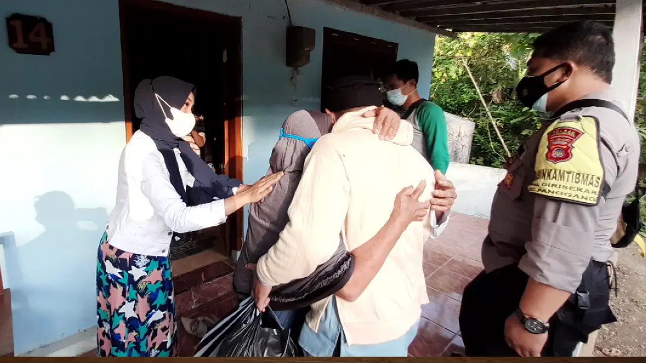 Suasana SYT Napiter bertemu keluarganya