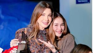 Artis nonton konser Nancy Ajram di Jakarta. [IG: @ayutingting92]