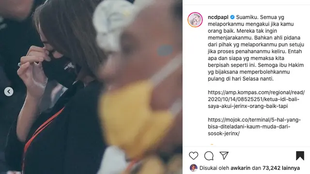 Nora Alexandra Berharap Sang Suami Bisa Segera Pulang
