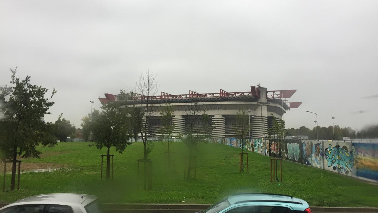 Markas AC Milan dan Inter Milan, Stadion San Siro di Milan, Italia.