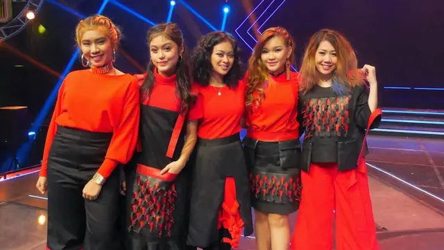 Girl band SNG saat masih berlima. (Foto: Dok. Koleksi Pribadi SNG)