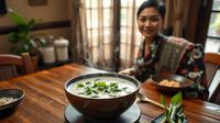 resep bobor kangkung ©Ilustrasi dibuat AI