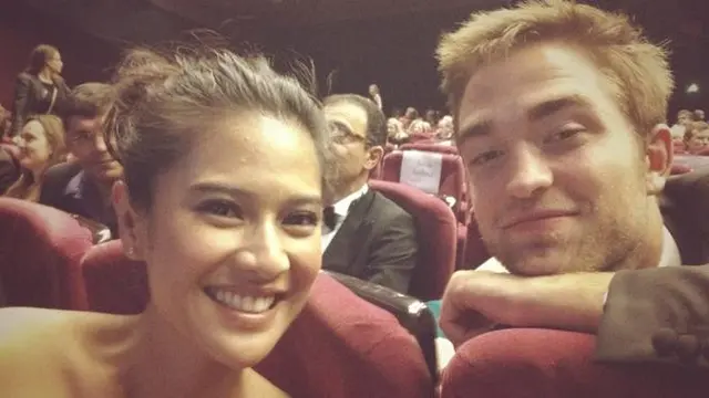 Dian Sastrowardoyo dan Robert Pattinson