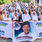 Majelis Taklim Majalengka bergabung dengan Relawan Generasi Cerdas, Optimis Eman Suherman (Gacoan) untuk mendukung Bakal Calon Bupati (Cabup) Eman Suherman pada Pemilihan Bupati Majalengka (Pilbup Majalengka 2024). (Istimewa)