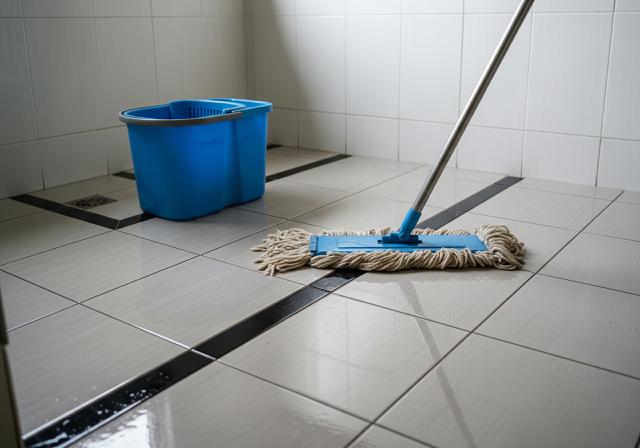 5. Akhiri dengan Mengepel Lantai dan Menata Ulang Rumah