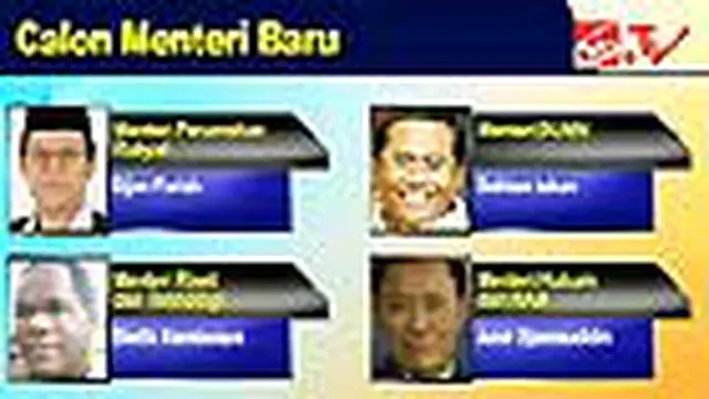 Menteri Baru Diumumkan Malam Nanti