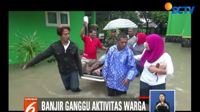 Begini Proses Evakuasi 8 Pasien di Puskesmas Klaten yang Terendam Banjir