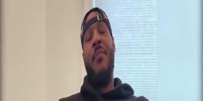 VIDEO: Pebasket Portland Trail Blazers, Carmelo Anthony Ingatkan Fans NBA Untuk Cuci Tangan dan Social Distancing