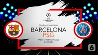 Barcelona vs Paris Saint-Germain (liputan6.com/Abdillah)
