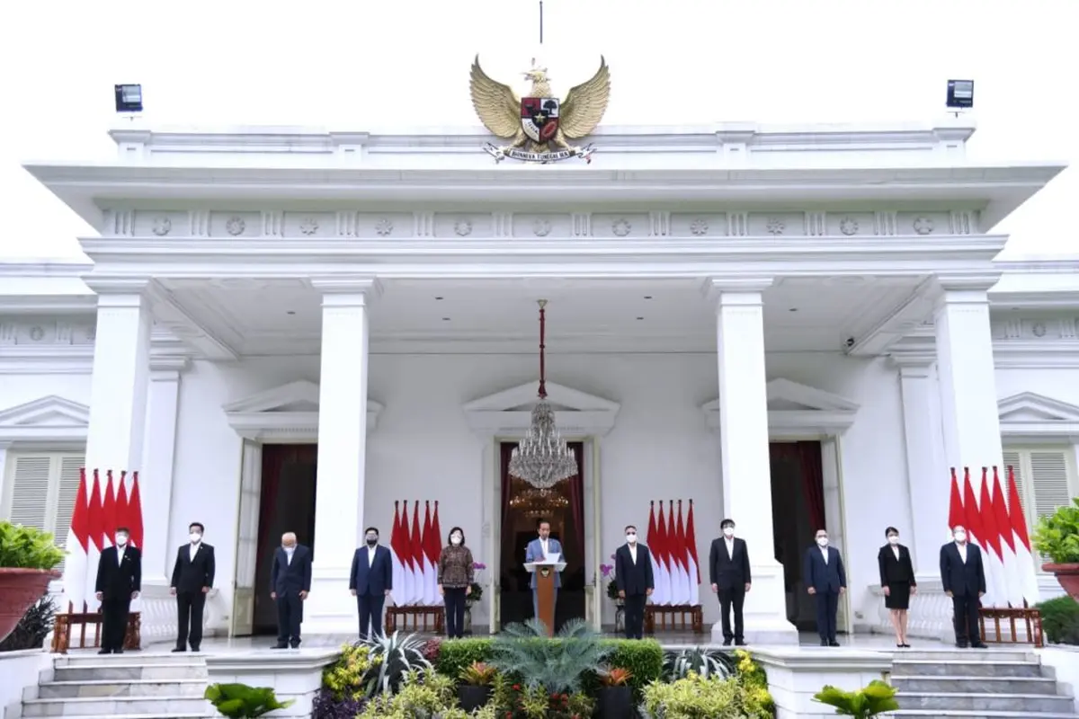 Pengenalan Dewan Pengawas dan Direksi Lembaga Pengelola Investasi (LPI). (Foto: Biro Pers Setpres/Lukas)