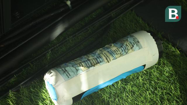 Botol minum Konstantin Heide, kiper Timnas Jerman U-17 di final Piala Dunia U-17 2023