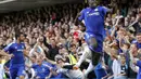 Jose Mourinho melihat potensi besar pada Kurt Zouma sehingga merekrutnya dari St. Etienne saat berusia 17 tahun dengan mahar £12 juta, terbukti Zouma menjadi andalan lini belakang Chelsea hingga saat ini. (AFP/Ian Kington)