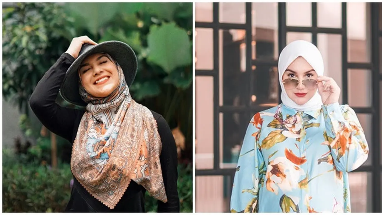 6 Potret Irish Bella dengan Berbagai Gaya Berhijab, dari Elegan Hingga Simpel
