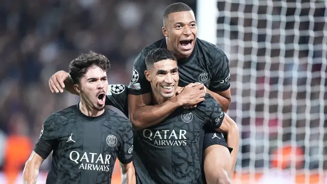 Foto: Bermain Efektif Menjadi Kunci Kemenangan PSG atas Dortmund di Liga Champions