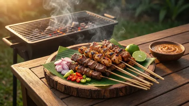 Sate Tanpa Lemak, Ide Menu Lebaran untuk yang Lagi Diet/Gemini AI
