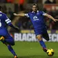 Bek Everton Phil Jagielka (ADRIAN DENNIS / AFP)