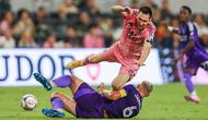 Nasib sial harus dialami oleh Lionel Messi dan kawan-kawan kala Inter Miami menjamu Orlando City dalam laga lanjutan Major League Soccer (MLS) 2026, Sabtu (02/05/2026) waktu setempat. (AP Photo/Chris Arjoon)