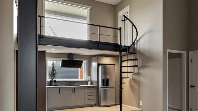 Ilustrasi Rumah Minimalis Tipe 21 dengan Mezzanine (Sumber Gambar: Meta AI)