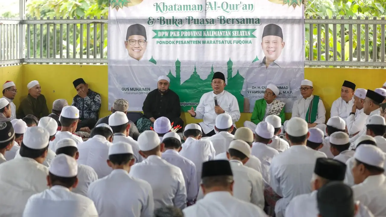 Dewan Pengurus Wilayah (DPW) Partai Kebangkitan Bangsa (PKB) Kalimantan Selatan (Kalsel) menggelar Safari Ramadan  di Sekretariat DPC PKB Kabupaten Banjar, Kamis (26/02/2026) (Istimewa)