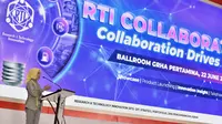 Direktur Utama PT Pertamina (Persero), Nicke Widyawati pada acara RTI Collaboration Day yang berlangsung di Ballroom Grha Pertamina, Kamis, 22 Juni 2023.