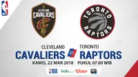 Cleveland Cavaliers Vs Toronto Raptors (Bola.com/Adreanus Titus)
