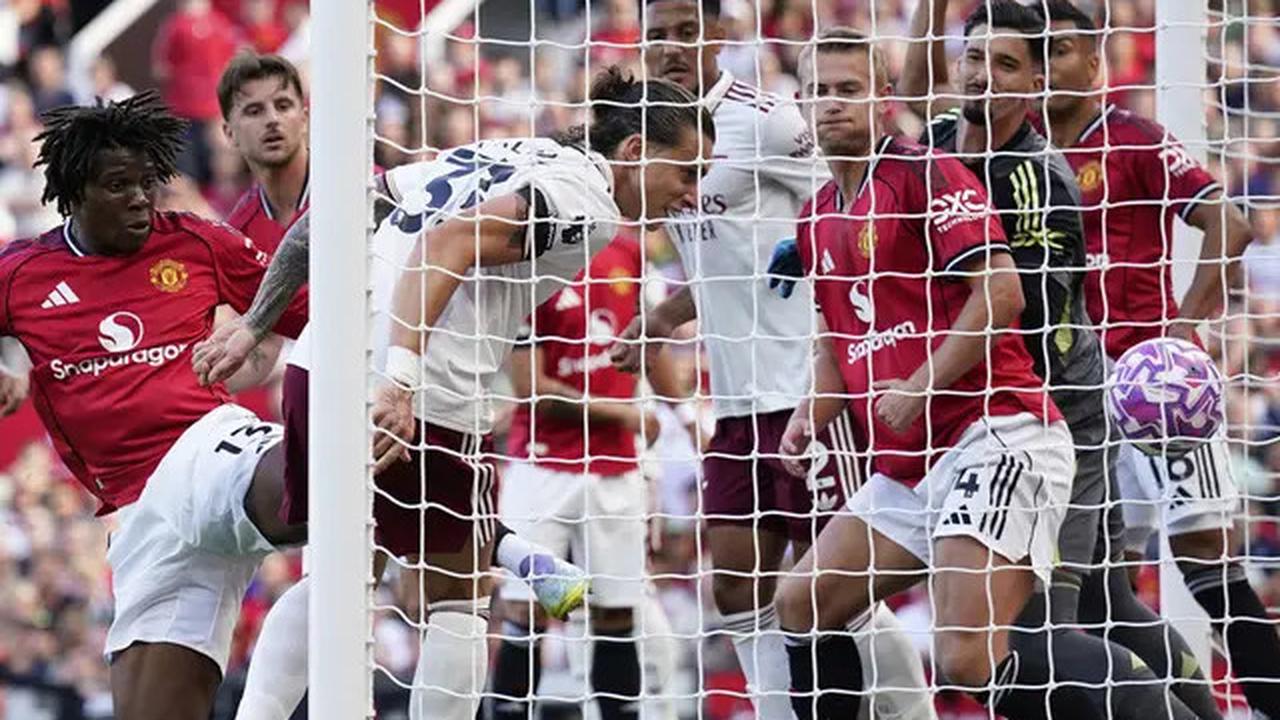 Hasil Liga Inggris: Langsung Kena Set Piece Arsenal, Laga Pertama MU Suram di Old Trafford