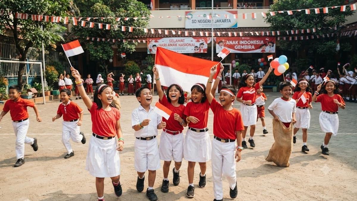 10 Contoh Teks Pidato Hari Anak Nasional 2026, Sesuai Tema Resmi &amp; Mudah Dihafal