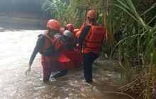 Tim SAR Temukan Bocah Hanyut di Sungai Cimanuk Garut Tewas Setelah Sehari Hilang