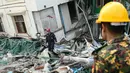 Sebelumnya, gempa berkekuatan magnitudo 7,7 menghantam Myanmar bagian tengah pada Jumat (28/3/2025). (Sai Aung MAIN/AFP)