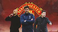 Manchester United - Erik Ten Hag, Mauricio Pochettino, Diego Simeone (Bola.com/Adreanus Titus)