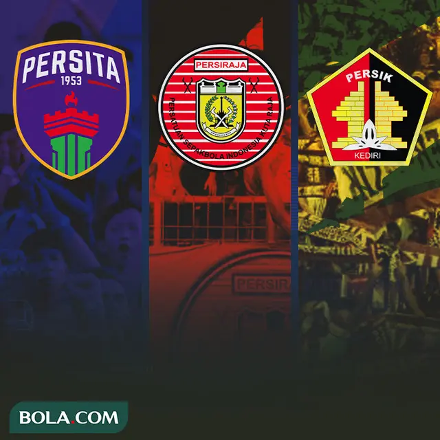 BRI Liga 1 - 3 Tim Promosi: Persita Tangerang, Persiraja Banda Aceh, Persik Kediri