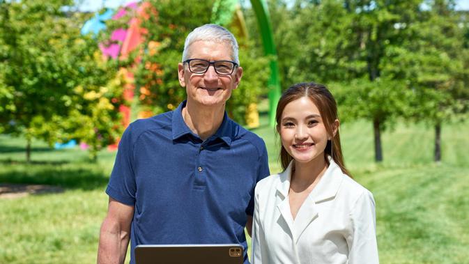 Aplikasi Mahasiswi RI Tuai Pujian CEO Apple Tim Cook, Plant Heroes Karya Sherly Phangestu Curi Perhatian Dunia. (Doc: Apple)