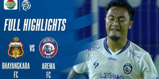 VIDEO: Highlights BRI Liga 1, Gol Tunggal Rizky Dwi Febrianto Bawa Arema FC Raih Kemenangan Atas Bhayangkara FC