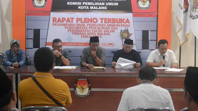 Debat Pilkada Bakal Berlangsung Tanpa Dua Calon Wali Kota Malang