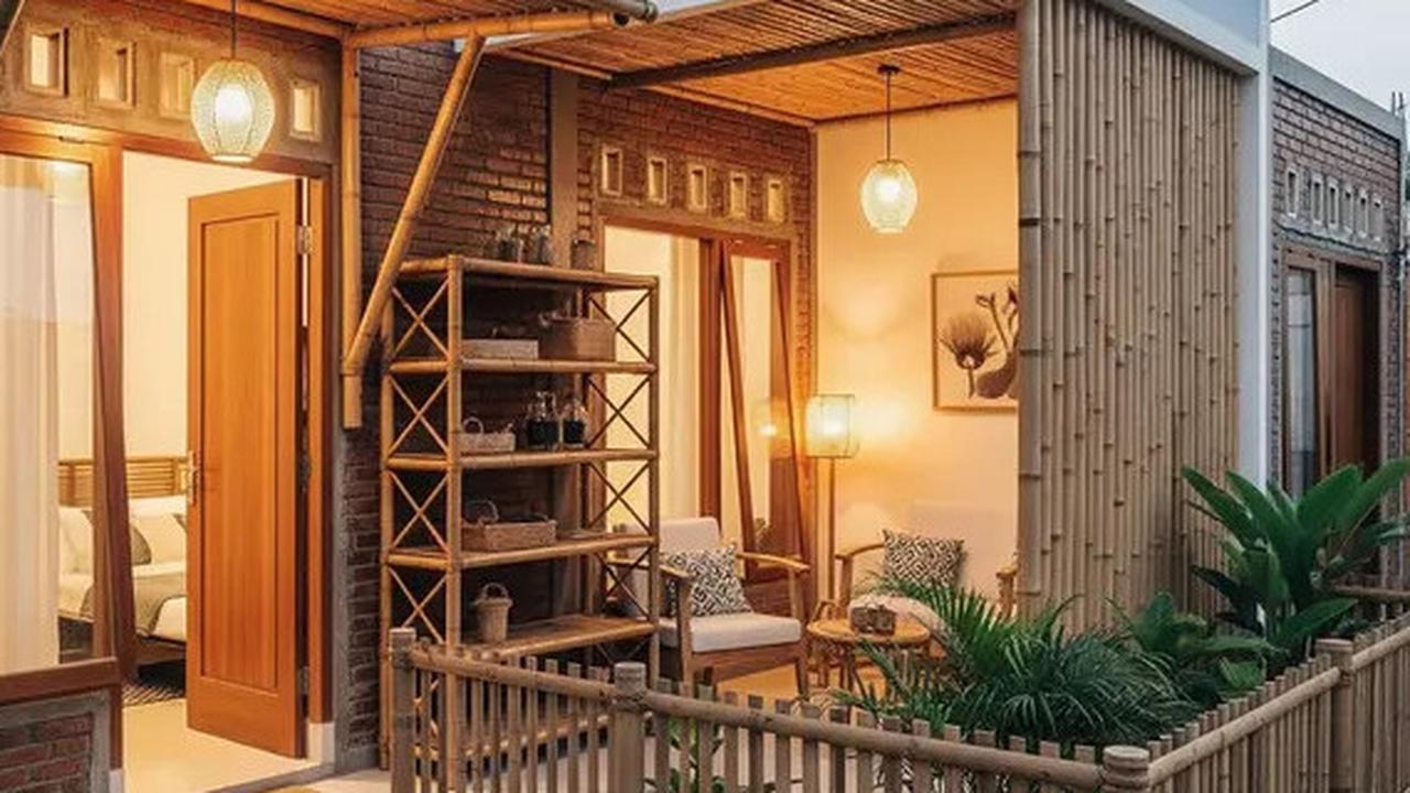 10 Ide Desain Rumah Kecil Gunakan Batako dan Bambu: Murah, Nyaman dan Estetis