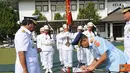 Citizen6, Bandung: Panglima TNI Laksamana TNI Agus Suhartono bertindak selaku Irup pada acara Sertijab Dansesko TNI pada, Senin (9/7). (Pengirim: Badarudin Bakri)