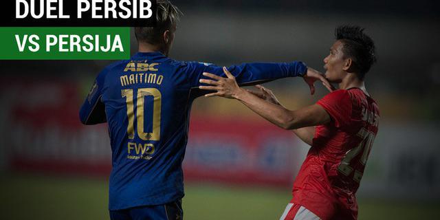 VIDEO: Momen Duel Keras pada Laga Persib Vs Persija