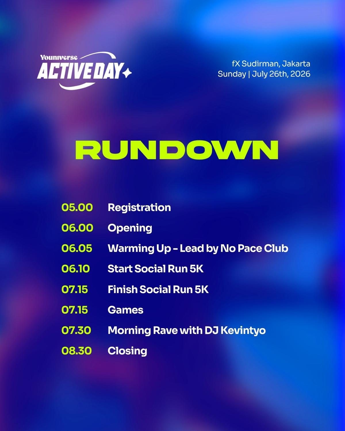 Event Perdana Youniverse Active Day Sukses Ramaikan Car Free Day Sudirman