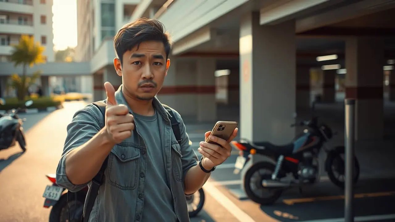 trik mencari motor yang hilang