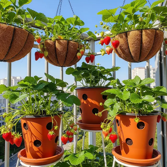 Tanaman Buah Mini untuk Balkon yang Terkena Sinar Matahari Penuh (Image by Gemini AI)